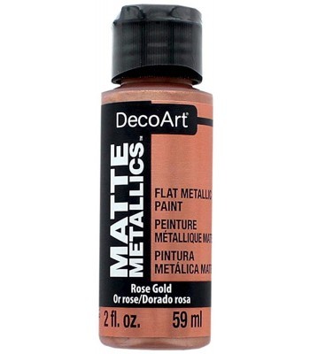 DecoArt Rose Gold Matte Metallics Craft Paints. 2oz